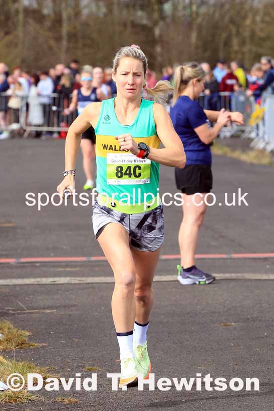 Senior womens 2023 Elswick Harriers Road Relays, Albamarle Barrack Airfield, Ouston, Northumberland. Photo: David T. Hewitson/Sports for All Pics